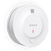 X-Sense Interconnected Smoke Detector, 10-Year Battery, SD19-W, 1-Pack | Up to 18 Wireless Detectors, One Alarm Sounds All, Fewer False Alarms, Easy Installation for Home, UL 217 Certified