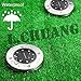 Solar Ground Lights,Outdoor Garden Pathway Waterproof In-Ground Driveway Lawn Walkway Flood Lights 8 LEDs Disk Lights,A Bright Road in Your Garden, White(8 LEDs,4-PACK)