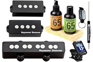 Seymour Duncan Quarter Pound Bass PJ Set P-J Pickup Bundle True Tune Tuner and Care Kit 11402-57