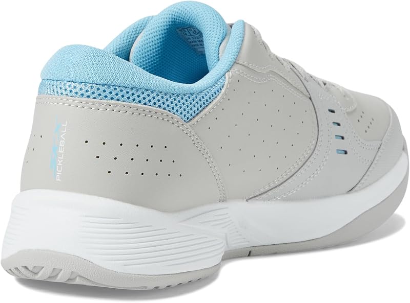 Viper Court Smash - Tenis Deportivos de Pickleball para Interiores y Exteriores, Ajuste Relajado, Gris, Azul, 37 EU