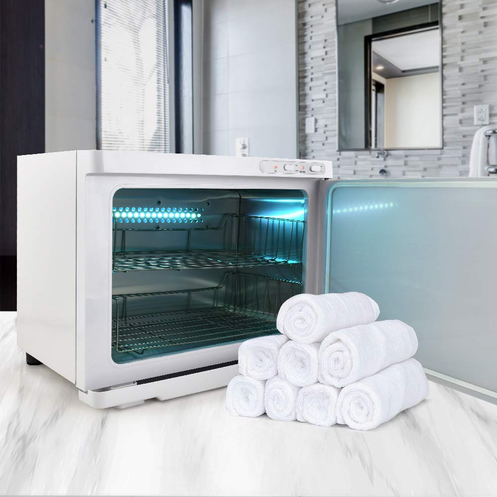 Multifunctional Towel Cabinet and Towel Warmer, Independent Control Lights and Heating Buttons.: Beauty