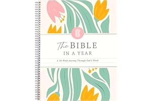 SAGROEAC The Bible in a Year A 52-Week Study for Women – Spiral Bound Daily Scripture Reading & Reflection Guide – Chronological Devotional Journey One-Year Bible Companion