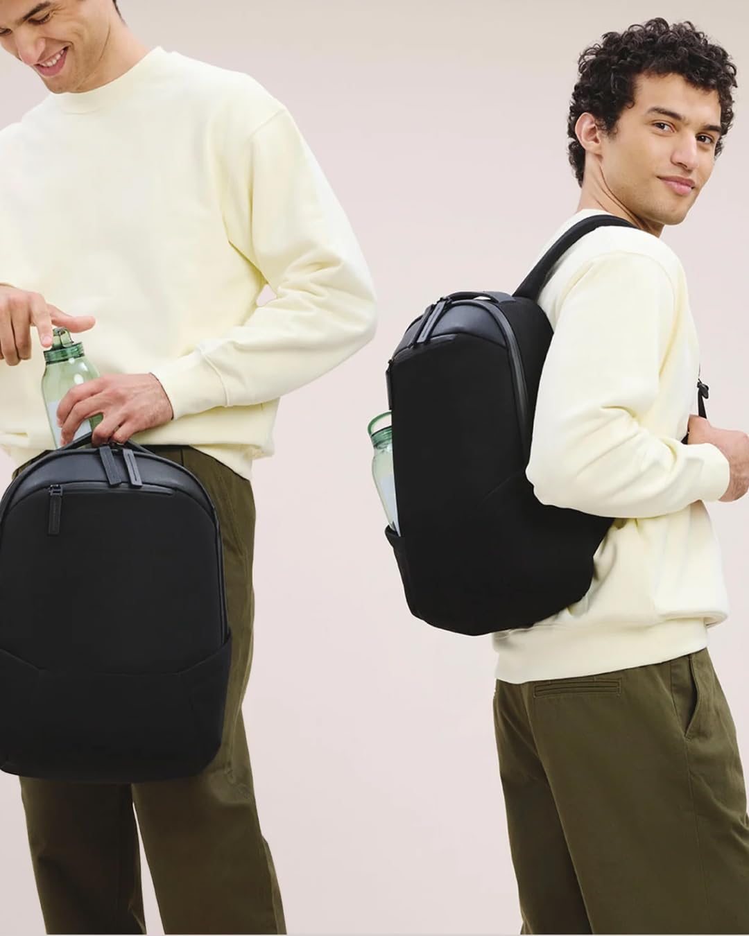 Troubadour Apex 3.0 Compact - 16L Premium Laptop Backpack - Ergonomic & Water Resistant - Designed for Work and Travel - Black