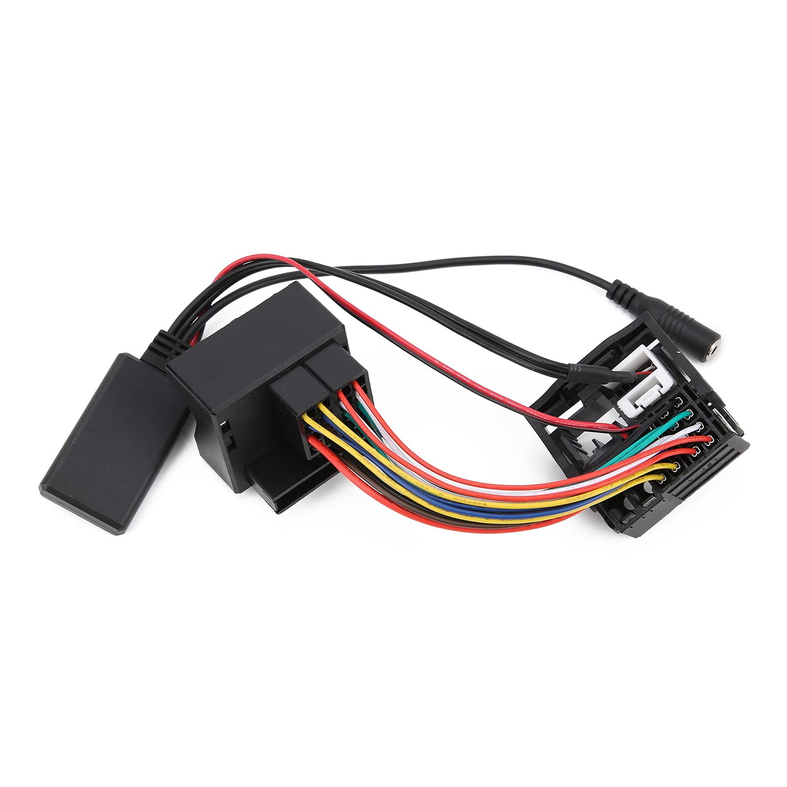 Car Radio Wire Cable Wiring, PLUG Play Bluetooth 5.0 Microphone Adapter, 59 in Low Latency Car Radio Wiring Harness Connector with Microphone for RNS 510/RCD 300