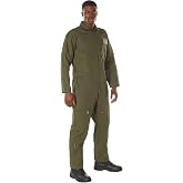 Rothco Flightsuit | Men&rsquo;s Fighter Pilot Long Sleeve Coveralls, Air Crew Uniform Flight Suit, Costume Cosplay Jumpsuit