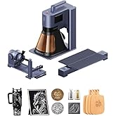 LaserPecker LP5 Dual Laser Engraver with Rotary & Slide Extensions, 10,000mm/s Speed, 0.0027mm Precision for Metal/Wood/Glass