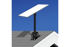 LUFECHO Starlink Generation 3 Heavy Duty Pivot Roof Mount Kit, Starlink Roof Mounting Kit for Starlink Internet Kit Satellite Compatible with Gen3 / V3 Starlink Standard Dish, Starlink Accessories