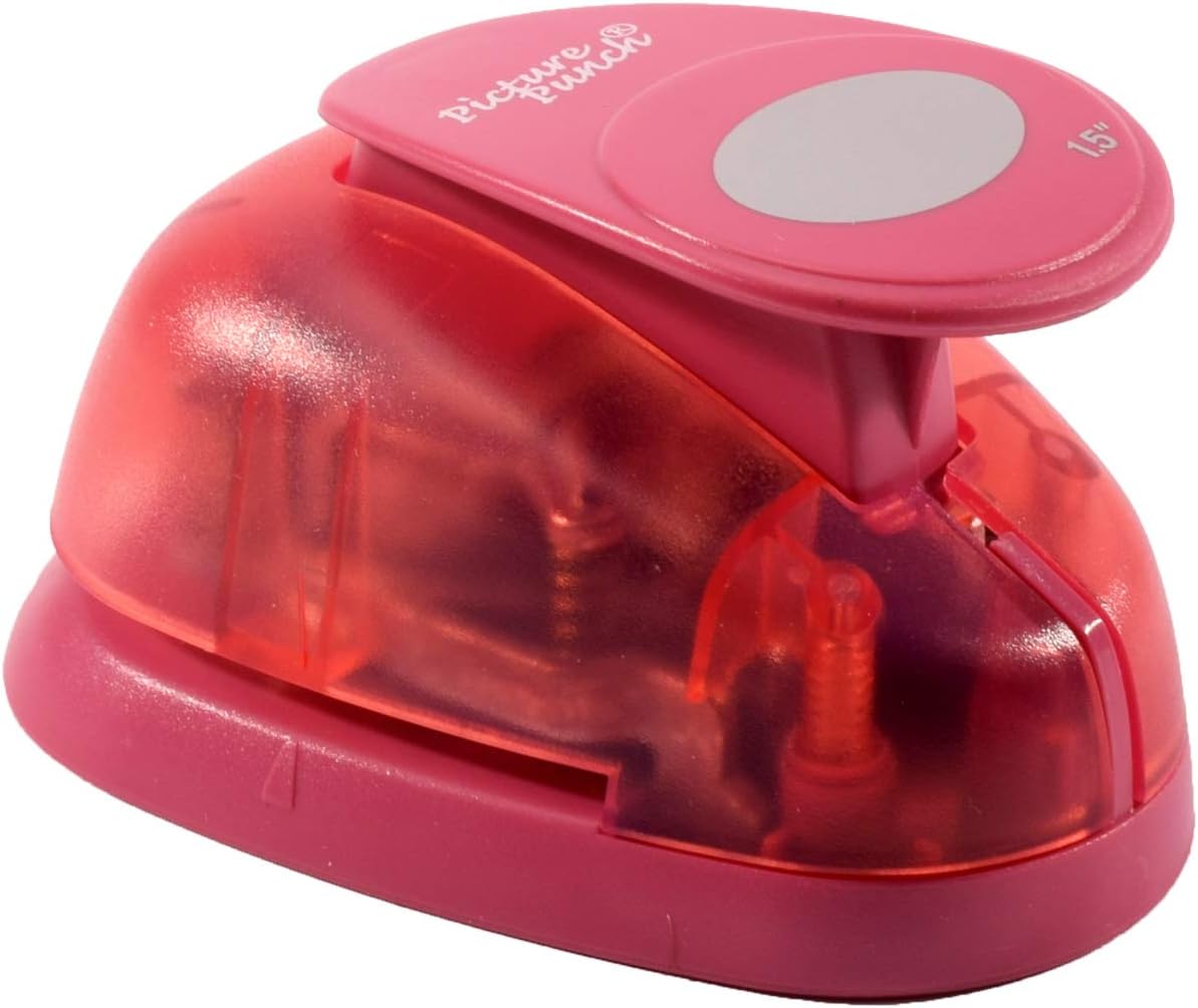 Vaessen Creative Craft Paper Punch - Oval - 2,7 x 3,8 cm - Circle Cutter for Crafting and Card Making, Multi-Colour - Image 3