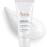 Avène Hydrance LIGHT Hydrating Emulsion, Daily Face Moisturizer Cream, Non-Comedogenic, 1.3 Oz