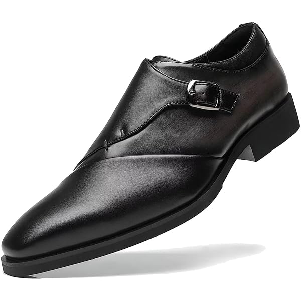 Amazon.com | Massimo Matteo Italian Double Monk Black 14 D 