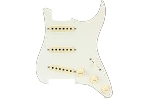 Fender Tex Mex Prewired Stratocaster Pickguard - 3-ply White