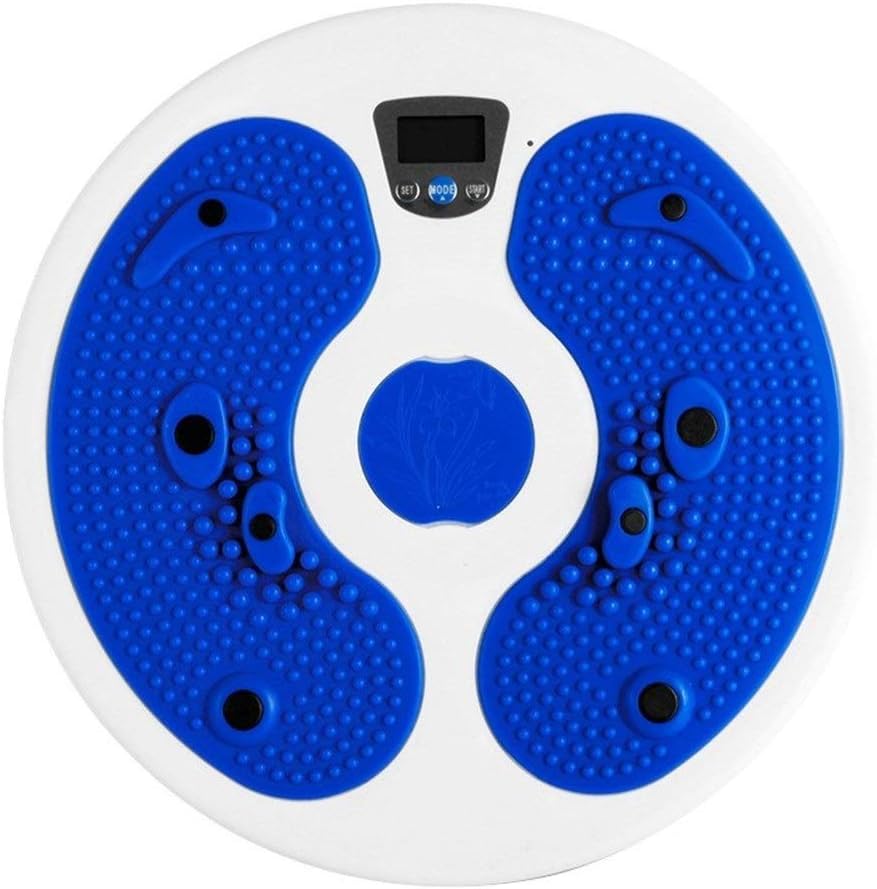 Blue Twisting Waist Disc, Combustion Calories Stovepipe Thin Waist Rotating Plate, Magnetic Therapy Massage Plantar Safety Waist Twisting Machine