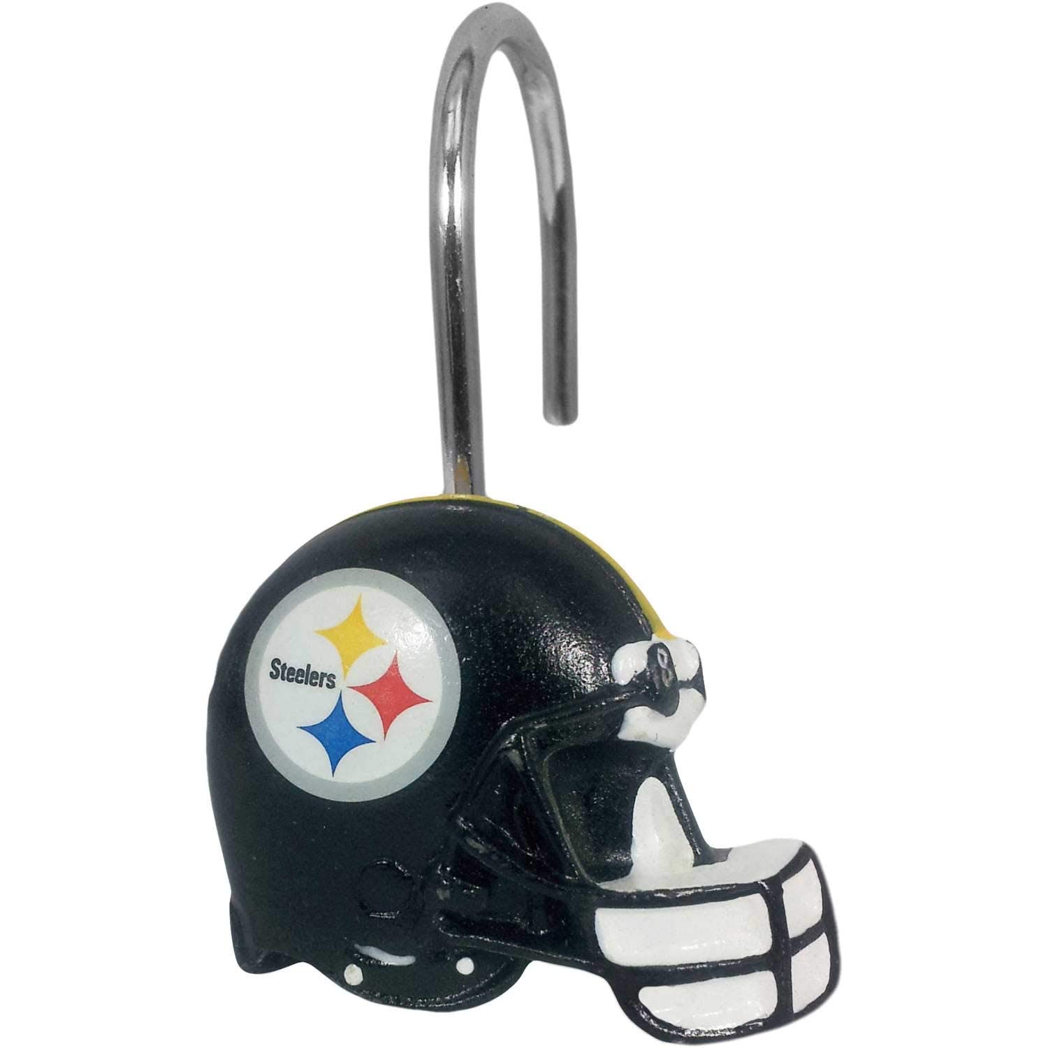 Nfl Denver Broncos Shower Curtain Rings Set Of 12 Amazon In