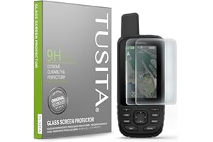 TUSITA Tempered Glass Screen Protector Compatible with Garmin GPSMAP 66i 66s 66st 66sr 67 67i