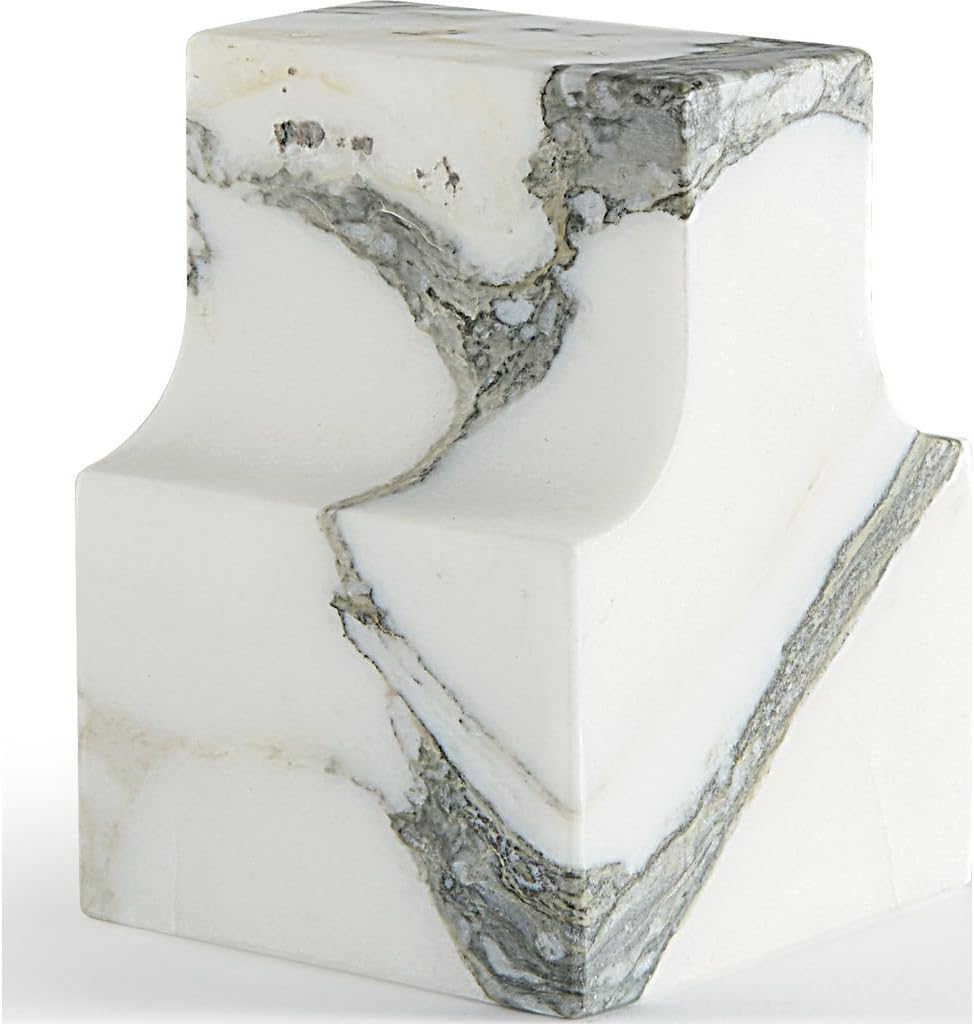 Atipico 7796 Classico Coll. Paperweight, Arabescato Marble