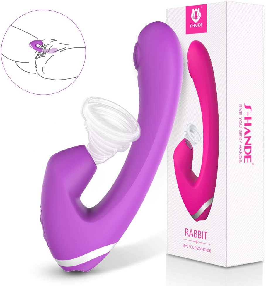 Tongue Vibrate Toy Oral Tongue Simulator, Waterproof Vibration Wand, Multi Speed Clitorial Sucking Toy for Women
