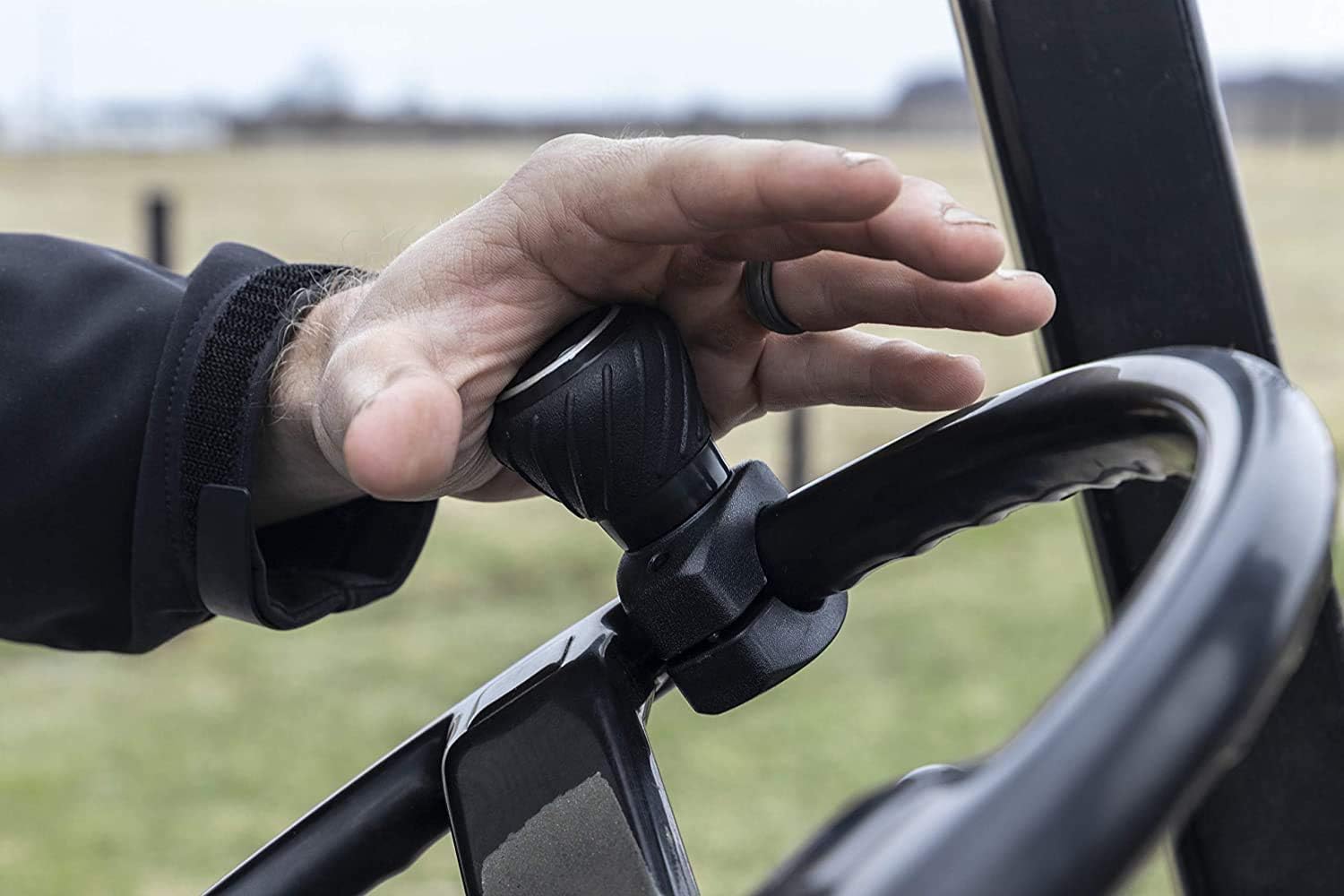 Tractor Steering Wheel Spinner Knob Power Handle,Heavy Duty Car Suicide Accessory for Lawn Mowers: Automotive