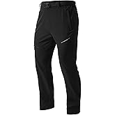 nailiko Men's Lightweight Hiking Pants Quick-Dry Waterproof Outdoor Cargo Pants with Stretchable Waist