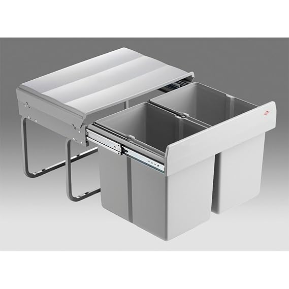 Wesco Double Shorty Einbau Abfallsammler Abfalltrennsystem Mülltrenner Eimer