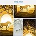 Papercut Light Boxes, Night Light Lamp of Creative Light Paintings - Fairy Butterfly (Unicorn)