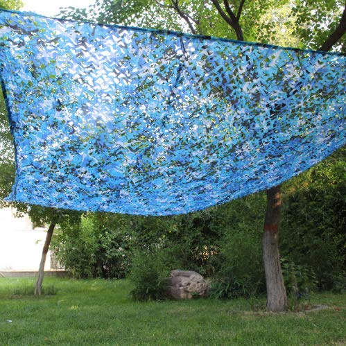 FuriGer Camouflage Netting,Camouflage Net for Camping Military Blind Hide Hunting Shooting Hide Fishing Shelter,Party Decoration on Halloween Christmas,Jungle Sunscreen Net,6.5ftx13ft (2mx4m) - Thumbnail 4