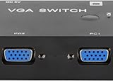 Bewinner 2-In-1-Out VGA Switch Box 1920x1440 Splitter Adapter for PC Laptop view 7