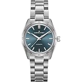 Hamilton Jazzmaster Performer Automatic Men's Watch, 38mm Case | Swiss Made, Blue Dial Analog Watch, WR 100m, Sapphire Crystal, 3-Hand Movement, Stainless Steel Strap, Stainless Steel Case