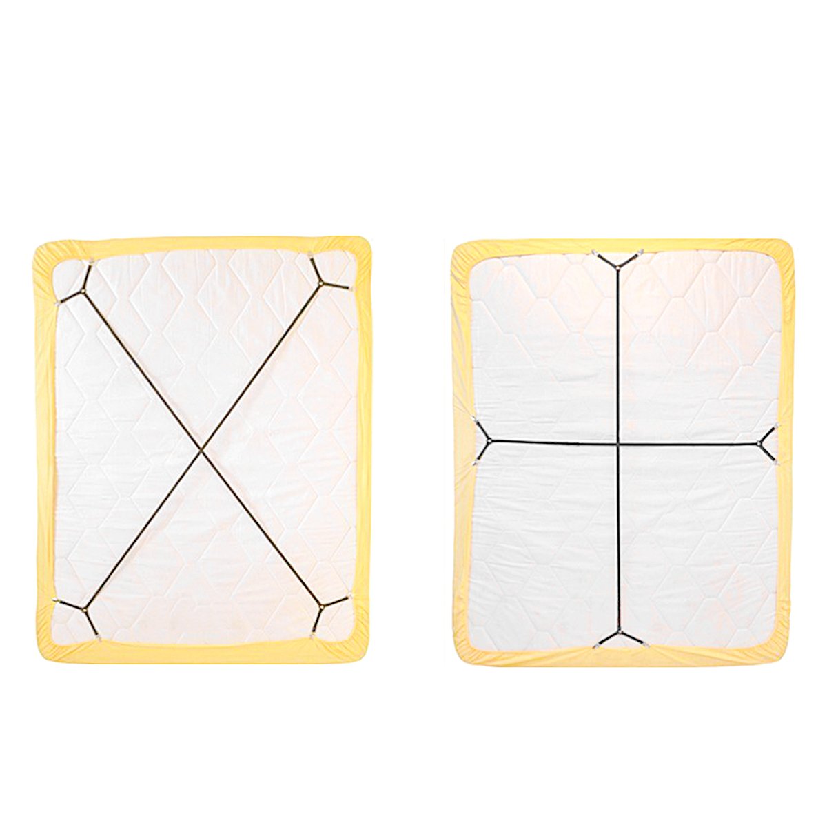 Triangle Sheet Straps Bed Sheet Holder Straps Mattress Sheet Suspenders Adjustable Bed Sheet Fasteners Suspenders, 1 Pack Black by Bmstar