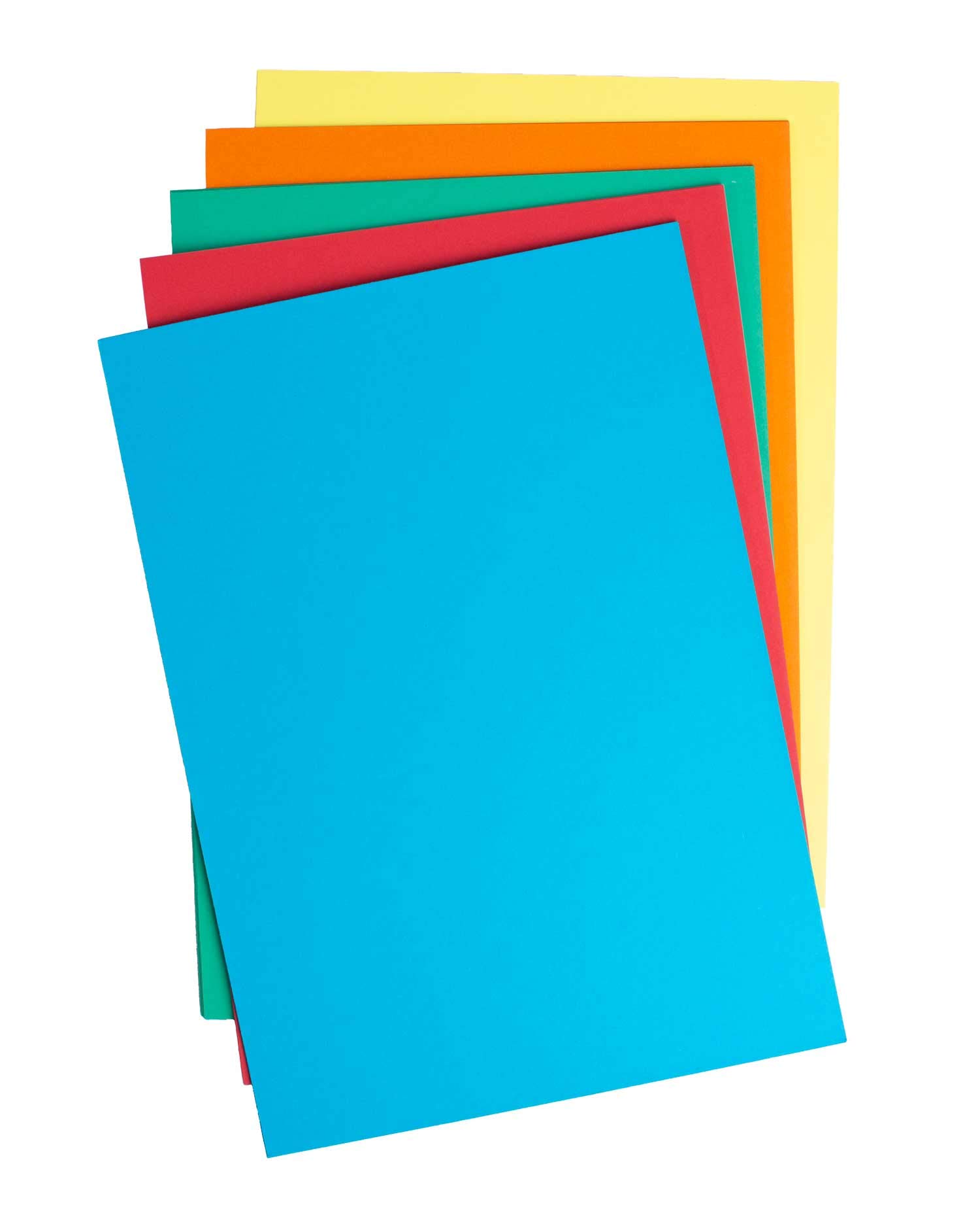 House of Card & Paper A2 210 GSM Assorted Bright Coloured Card (Pack of 50 Sheets)