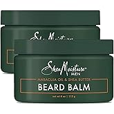 SheaMoisture Beard Balm for Men, 2-Pack – Moisturizing Shea Butter & Maracuja Oil, Gifts for Men, 4 Oz Ea