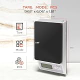 MUNBYN Digital Postal Scale 66lb/30kg with Hold Tear Function & Tape Measure view 5