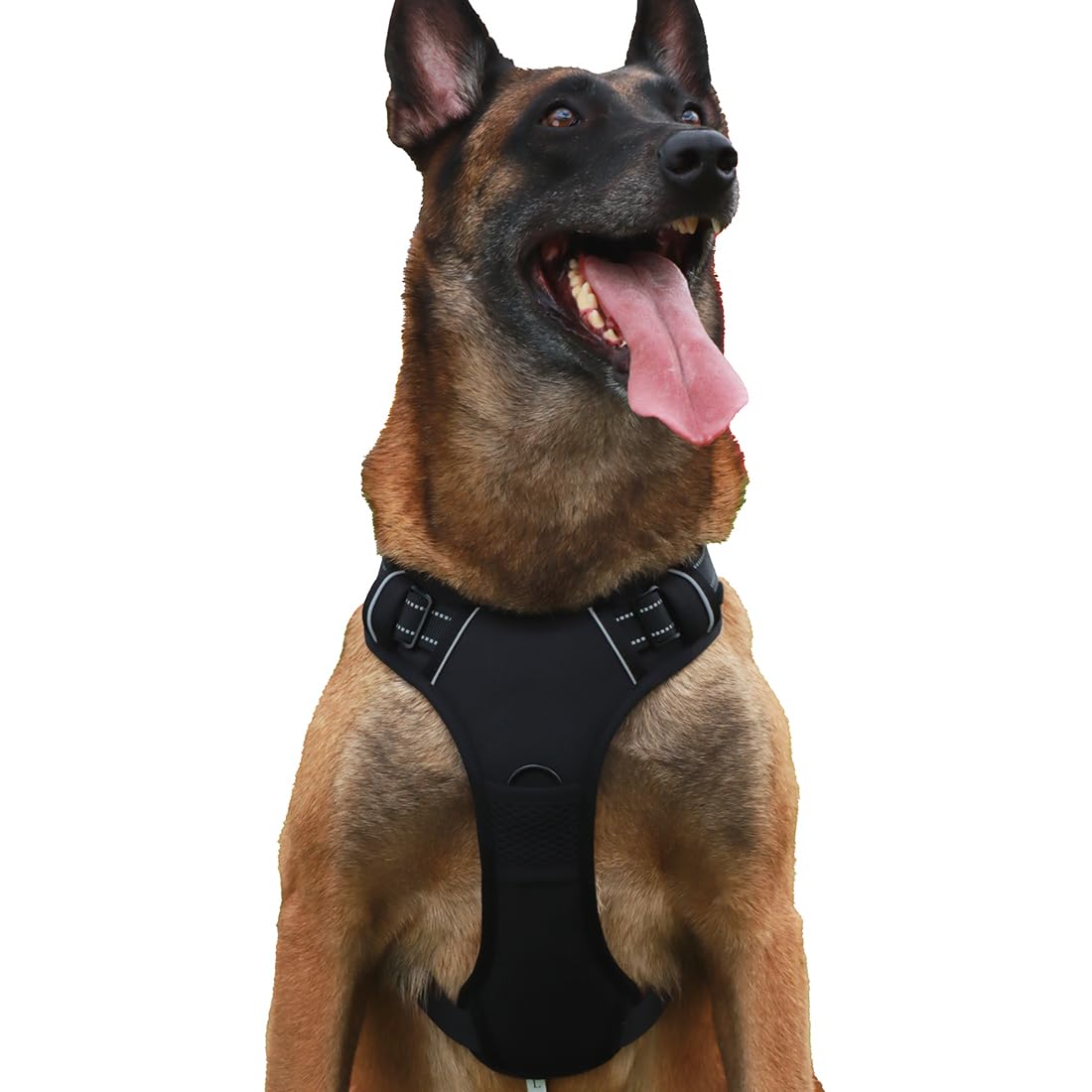 Dog Harness Medium No Pull Dog Vest Harness with Handle, Adjustable Soft Oxford Padded Comfortable, Reflective Dog Harness for Outdoor Training Walking — image 1