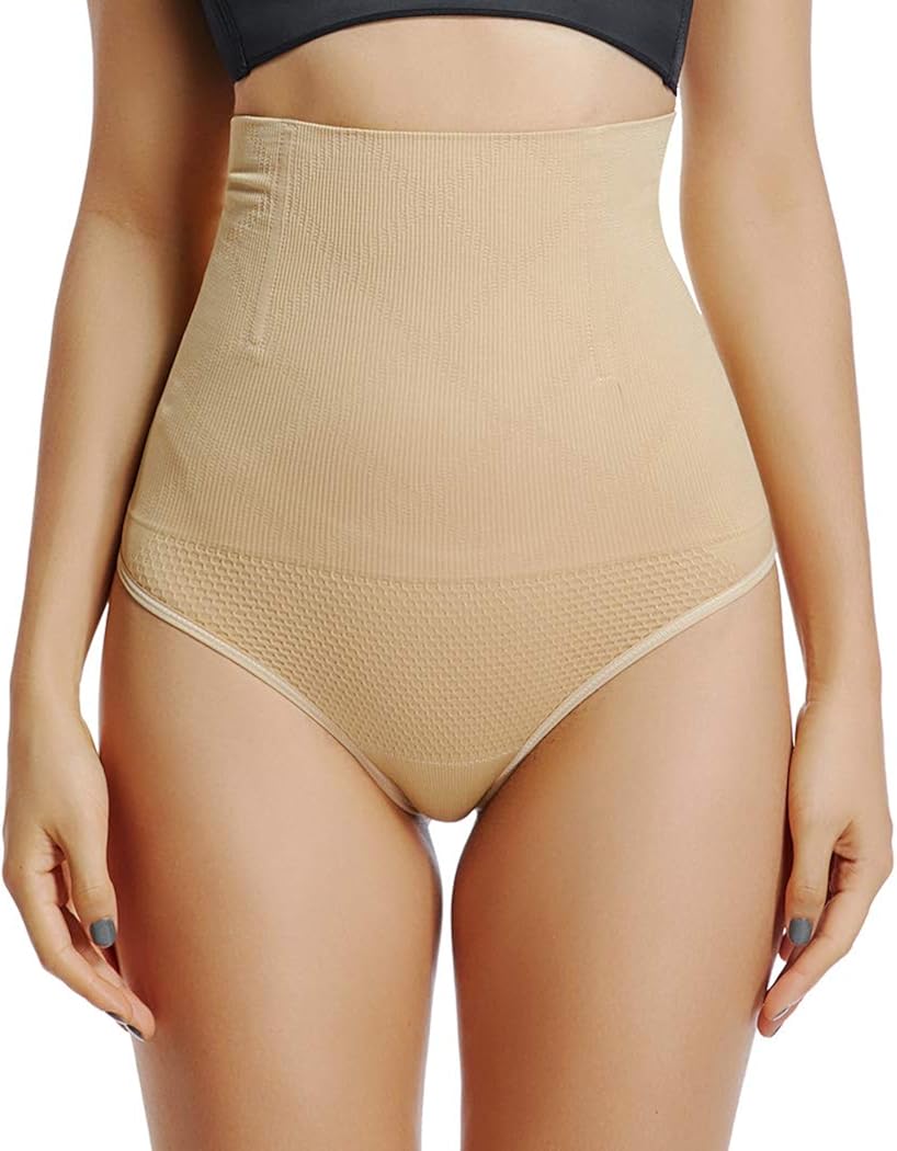 high waist shaping thong
