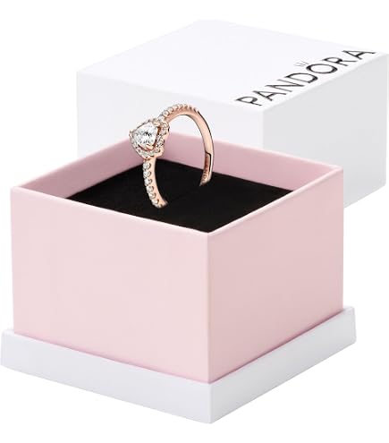 Amazon.com: PANDORA Sparkling Row Eternity Ring - Silver Ring for