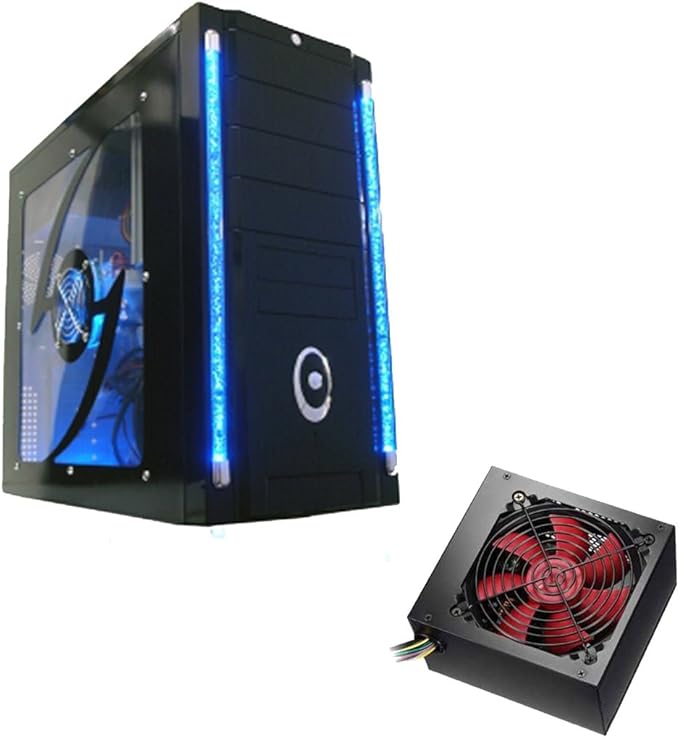 GALAXY III BLACK PC CASE GAMING DESKTOP TOWER COMPUTER CASE Front USB