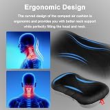 Flintronic Camping Pillows Inflatable Travel Pillow Neck Support Black view 5