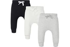 AIUI-HARNSBORN Baby Unisex 3-Pack Flexy Pants and Leggings
