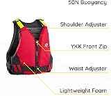 Osprey 50N Buoyancy Aid PFD Vest Red S/M Kayaking Paddleboarding view 6