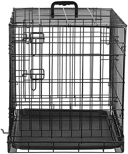 5 AmazonBasics+Single+Door+Folding+Metal+Crate