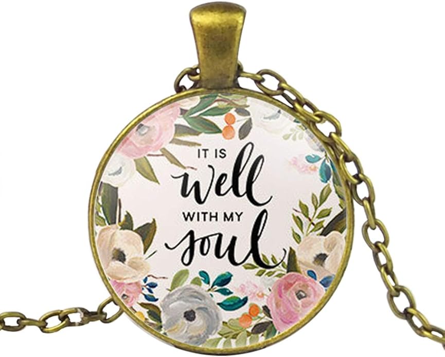 Amazon.com Inspirational Gift Christian Faith Necklace Scripture