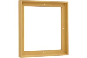Pixy Canvas 14x14 inch Floater Frame for Canvas Paintings. 12 Colors. Floating Frame fits 5/8", 3/4" & max 7/8" Deep Stretched Canvas & Wood Panels (Light Maple, 14 x 14 in)