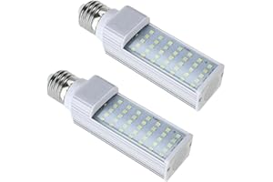 TAMOSH 2X Fishpod White Plant Aquarium 7W Grow Light LED Tank Fish Coral Bulb E27 Lamp