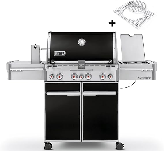 Weber Summit E-470 - Barbacoa de gas, color negro: Amazon.es
