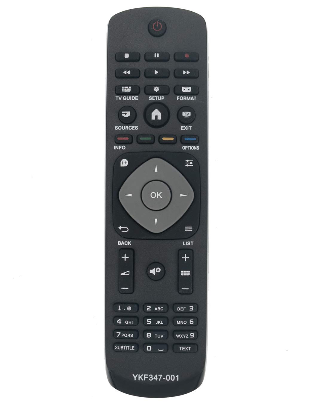 VINABTY 398GR8BD1NEPHH YKF347-001 Replacement Remote Fit for Philips LED TV 32PFH4101 32PHH4101 40PFH4101 48PFH4101 22PFS4232 22PFT4232 22PFS5303 22PFT5303 24PFS5303 24PFT5303 22PFS4022