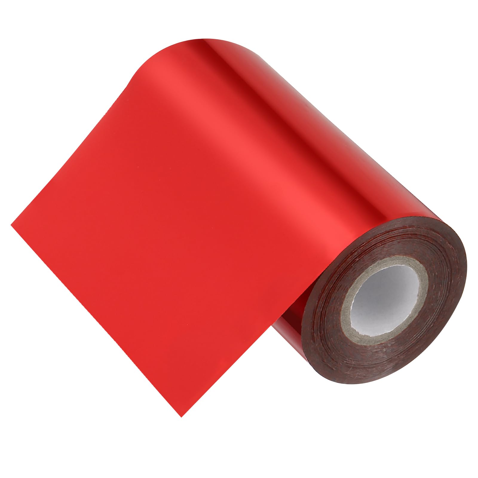 PATIKIL 5" x400Ft Hot Stamping Foil Paper, Heat Transfer Hot Stamping Paper Foil Roll for Leather DIY Logo Decor Craft Gift Package Scrapbook Card, Red