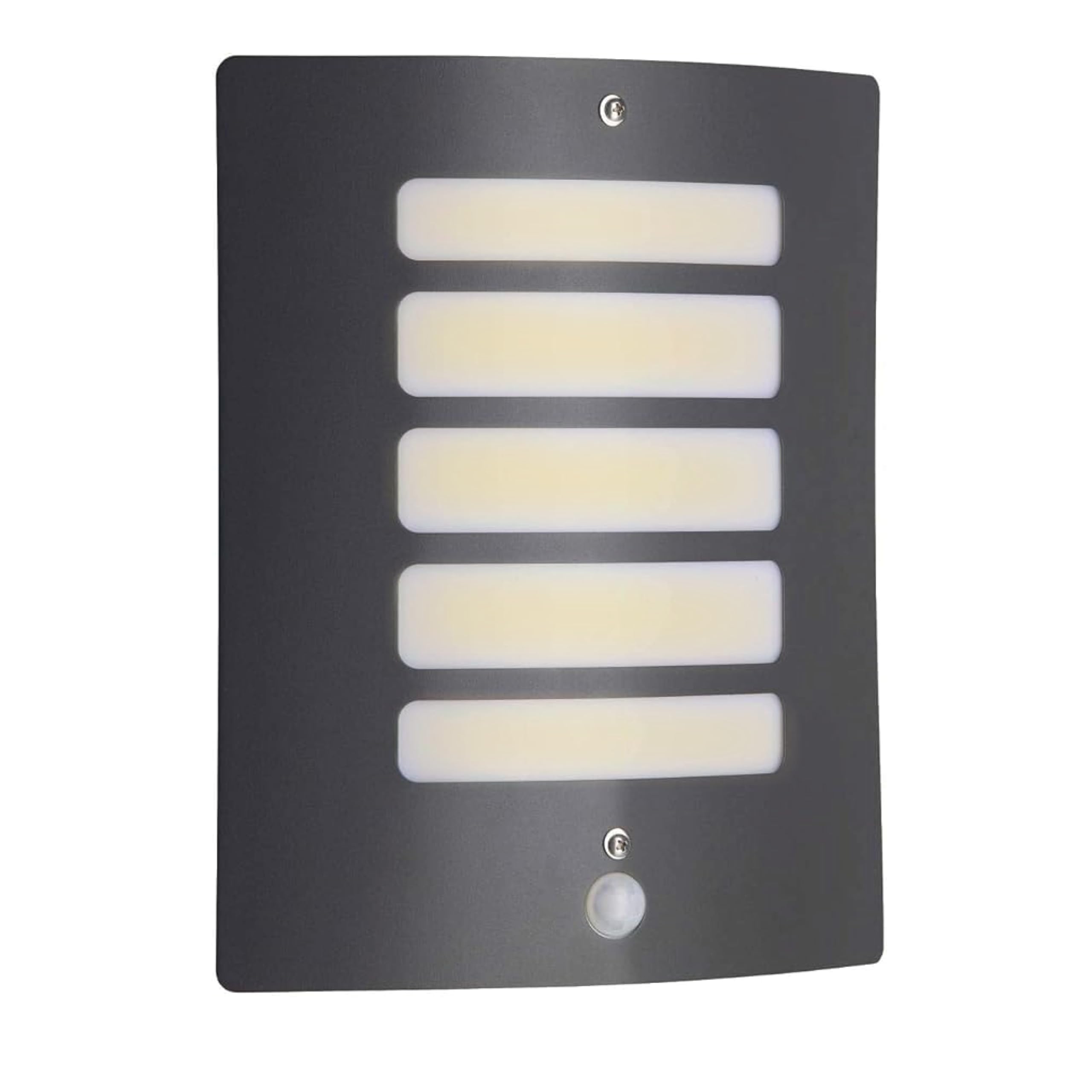 Todd Brilliant Outdoor Wall Light with Motion Sensor, 1 x E27 maximum 60 W/Metal Anthracite-Coloured plastic 47698/63