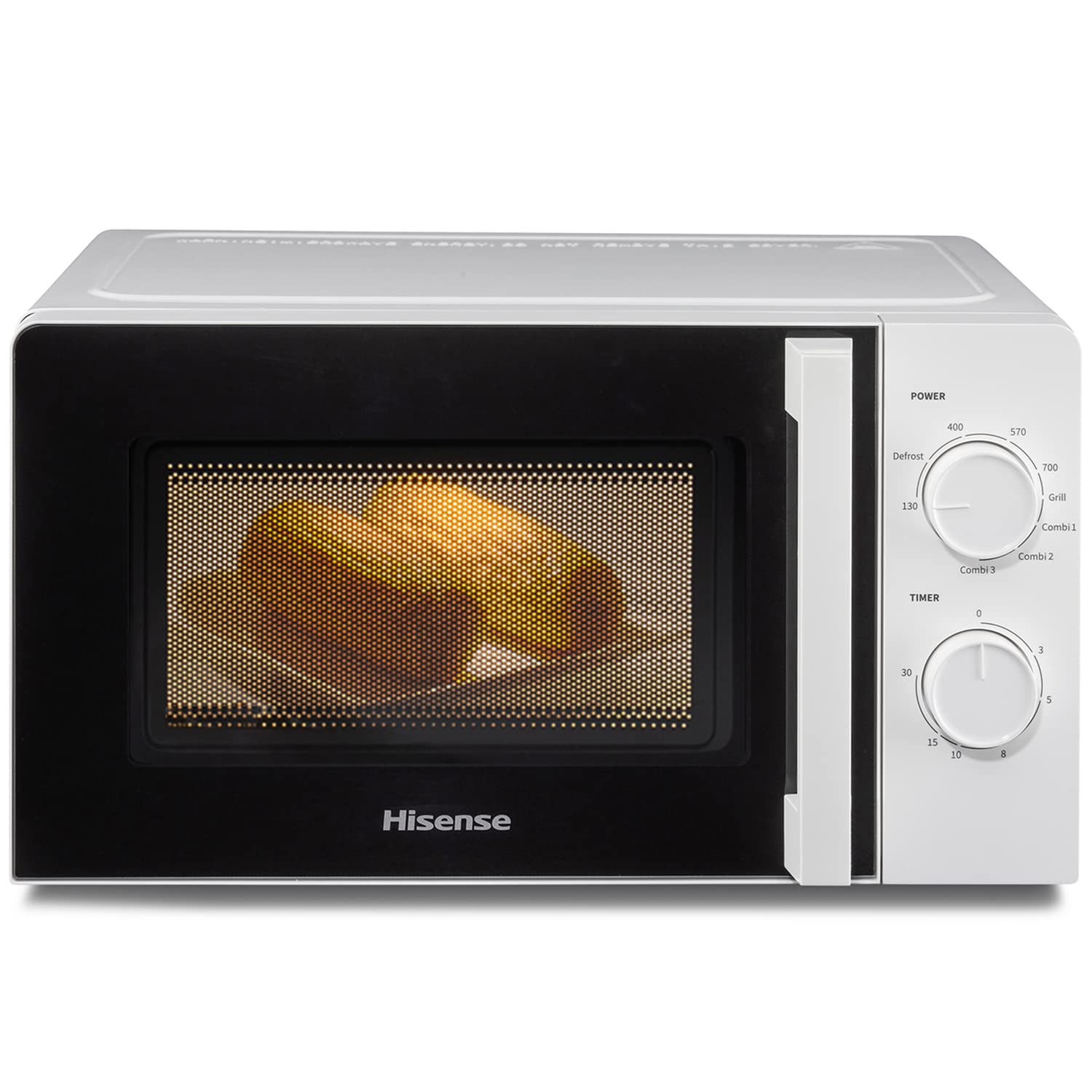 Hisense-H20MOWS1HG-Microondas-Capacidad-de-20-L-700-W-de-Potencia-900-W-Grill-5-Niveles-Temporizador-30-Min-Modo