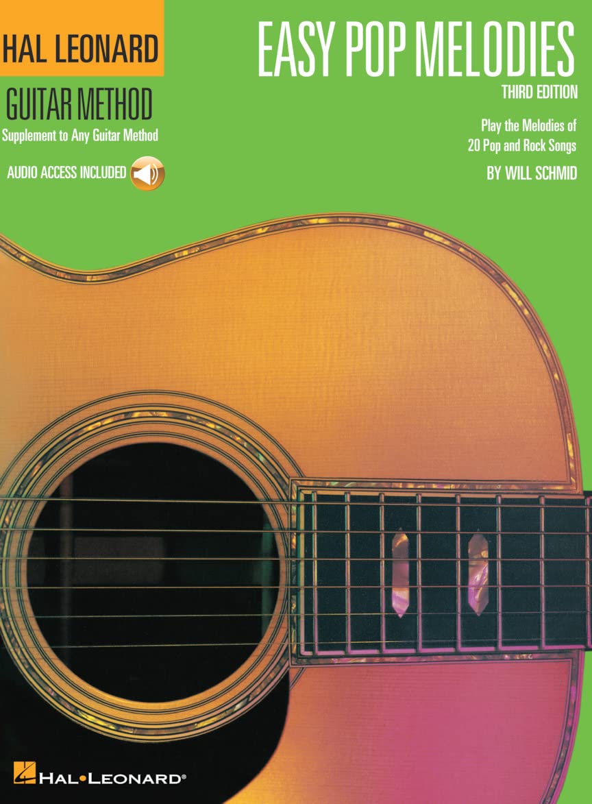 Hal Leonard Guitar Method: Easy Pop Melodies (Book/Online Audio) (Includes Online Access Code)