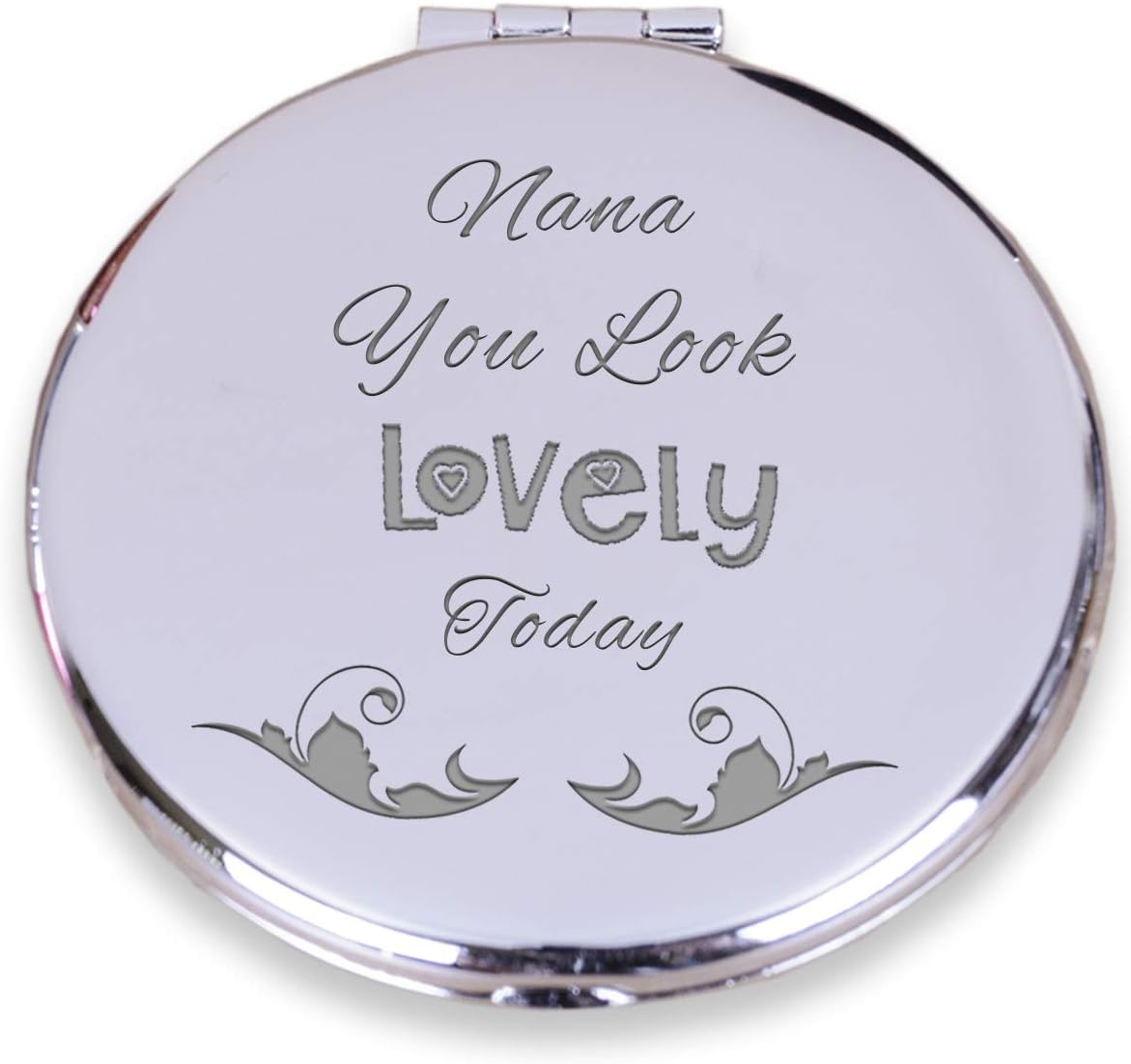 NANA YOU LOOK LOVELY TODAY COMPACT MIRROR for my Nana Gifts Presents Gift Idea for Birthday Christmas Mothers Day Keepsake Ideas