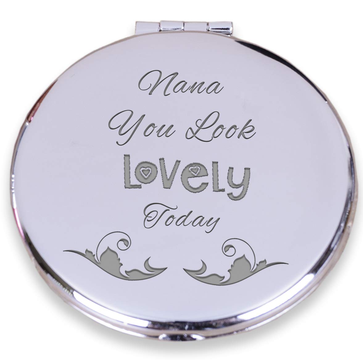 NANA YOU LOOK LOVELY TODAY COMPACT MIRROR for my Nana Gifts Presents Gift Idea for Birthday Christmas Mothers Day Keepsake Ideas